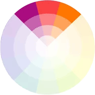 analoge kleur scheme