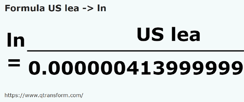 formula Ли́га США в линия - US lea в ln