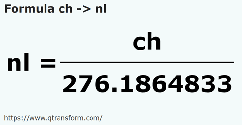formula Catene in Lege marina - ch in nl