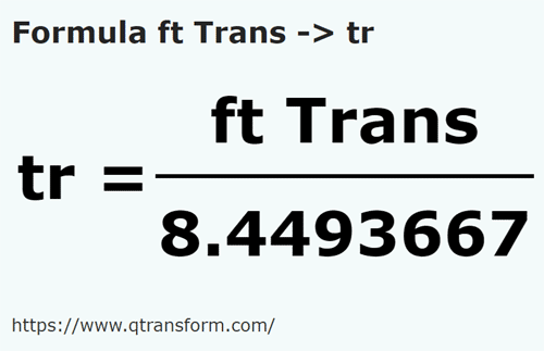 formula Piedi (Transilvania) in Canna - ft Trans in tr