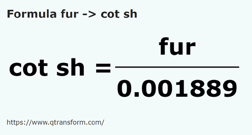 formule Stades en Coudèes courtes - fur en cot sh