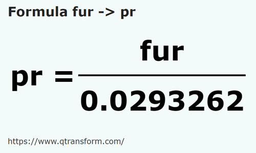 formula Furlong in Prajini - fur in pr