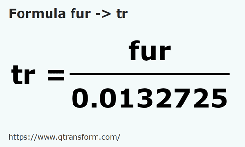 formula Furlongs a Caña - fur a tr