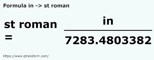 formula Inchi in Stadii romane - in in st roman