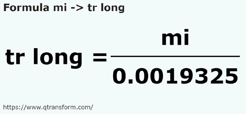 vzorec Míle na Dlouhý rákos - mi na tr long