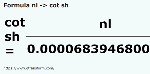 formula морская лига в Короткий локоть - nl в cot sh