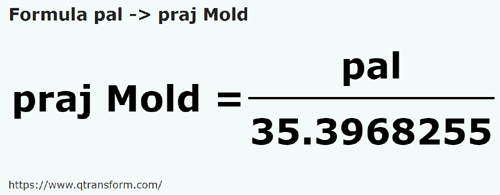formula Palmi in Prajini (Moldova) - pal in praj Mold