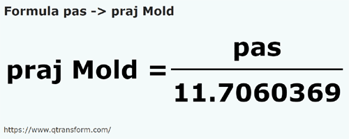 formula Pasi in Prajini (Moldova) - pas in praj Mold