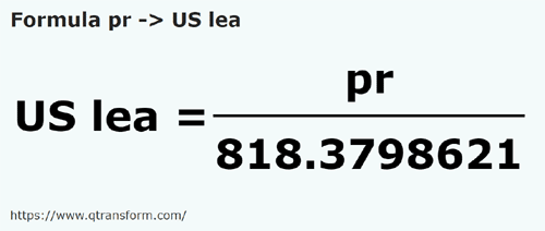 formula Prajini in Lege americane - pr in US lea