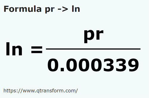 formula Varas em Linhas - pr em ln