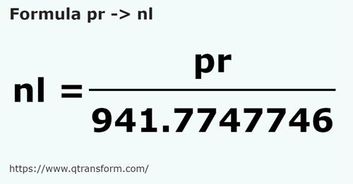 formula Prajini in Leghe marine - pr in nl