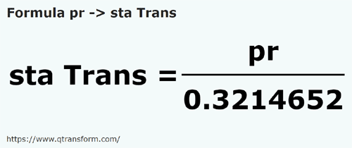 formula Poles to Fathoms (Transilvania) - pr to sta Trans