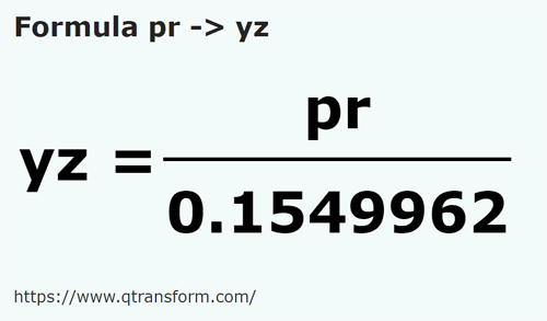 formula Prajini in Iarde - pr in yz