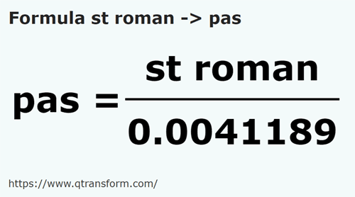 formulu Roma stadyum ila Basamak - st roman ila pas