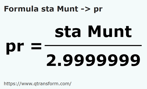 formula Stânjeni (Muntenia) kepada Tiang - sta Munt kepada pr