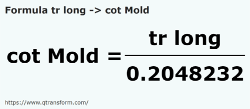 formula Длинная трость в локоть (Молдова - tr long в cot Mold
