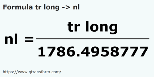 formula Kayu pengukur panjang kepada Liga nautika - tr long kepada nl