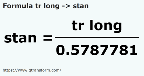 formula Длинная трость в Ирис - tr long в stan
