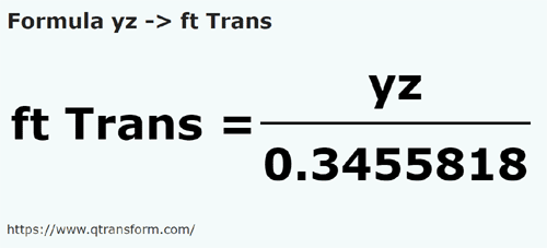 formula площадка в фут (рансильвания) - yz в ft Trans