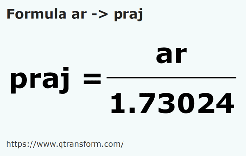 formule Are naar Prăjini fălcesti - ar naar praj