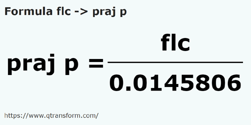 formula Fălcele kepada Prăjini pogonesti - flc kepada praj p