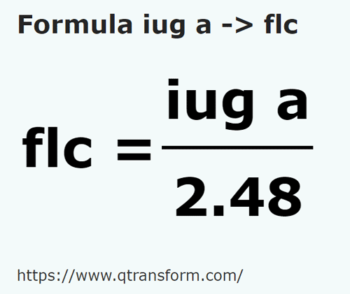 formula Трансильванская деревенщина в челюсть - iug a в flc
