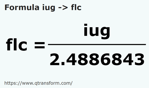formula кадастровое ярмо в челюсть - iug в flc