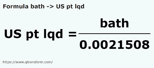 formula Хомер в Американская пинта - bath в US pt lqd