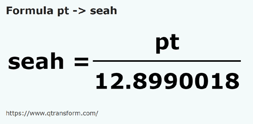 formula Pintos britânicos em Seas - pt em seah