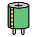electrical capacity icon